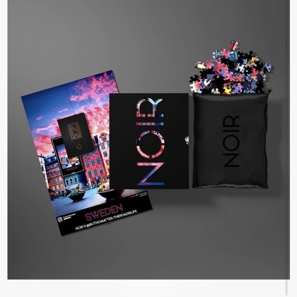 Noir Sweden Puzzle - Multicolor